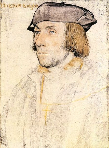 Sir Thomas And Lady Elyot (Margaret a Barrow) (sketch) by Hans Holbein (the Younger)
